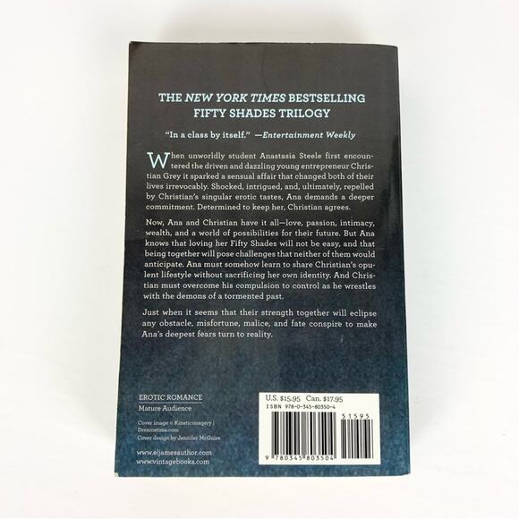 Fifty Shades Freed E.L. James 3rd Book in the Trilogy Romance Vintage Books 2012 - Picture 2 of 15
